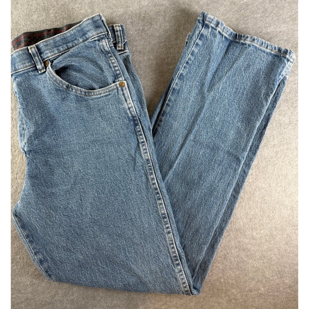 Wrangler Jeans 36x30 Blue Five Star Premium Denim Straight Leg‎ Workwear Casual